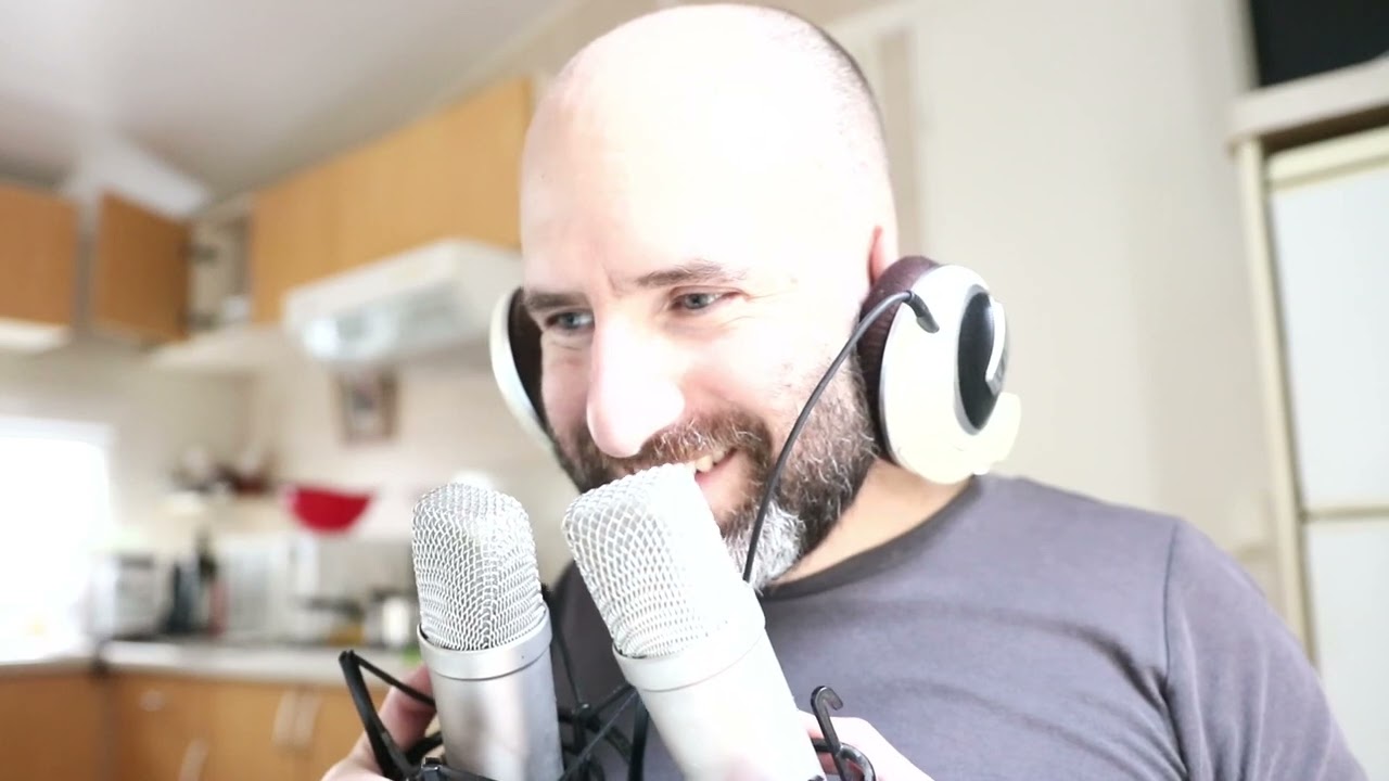 Male Whispering ASMR - my new asmr channel and video in english